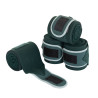 Fasce da lavoro in pile con elastico Equestro - Verde abete / grigio ardesia