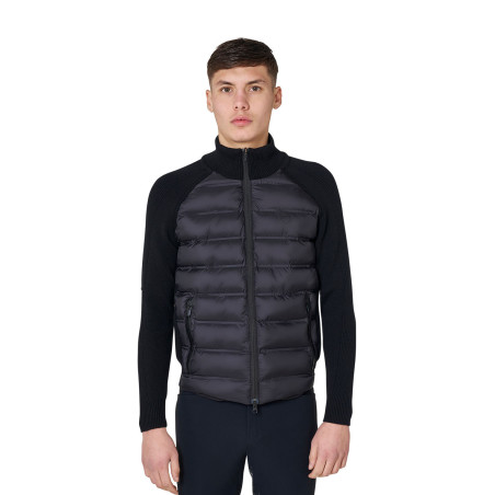 Giacca piumino uomo con maniche in maglia Equestro