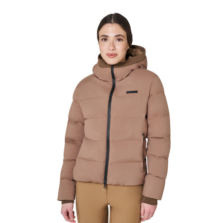 Giacca piumino donna con cappuccio Equestro