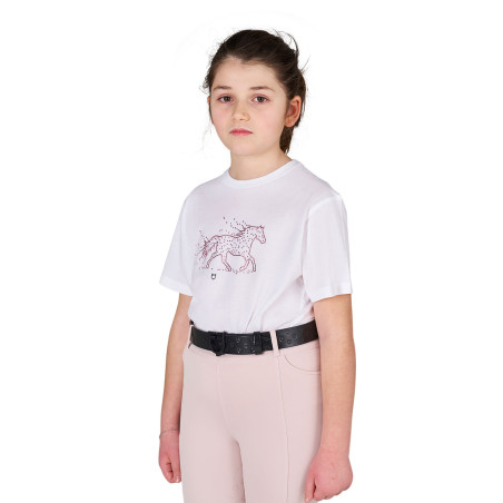 T-shirt bambina Stone Horse in cotone Equestro bambino