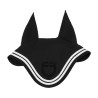 Cuffietta Double Stripes in tessuto tecnico Equestro - Nero