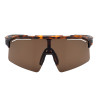Occhiali da sole sportivi polarizzati modello Soleil Equestro - Marrone brillante / marrone