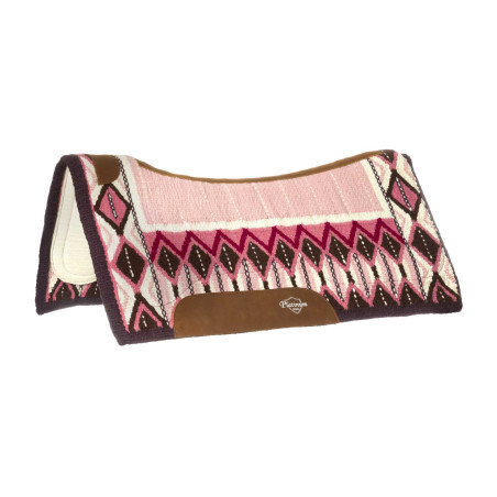 Contoured Saddle PAD With Woolen Blanket 34X36 Platinum Pro