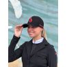 Cappellino Le Sabotier Mario - Nero / logo corallo