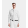 Design camicia da competizione a maniche lunghe da uomo Horse Pilot - Bianco