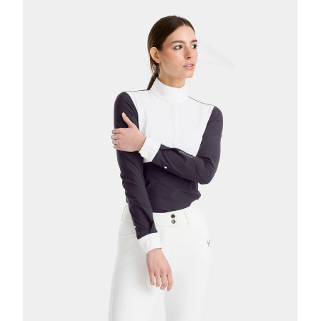 Monica camicia da concorso maniche lunghe 2.0 Horse Pilot donna