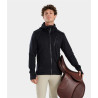 Felpa con zip da equitazione da donna Quest Horse Pilot - Nero