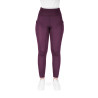 Leggings Equithème Neva donna Je t'aime - Prugna