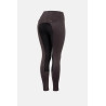 Pantaloni da equitazione funzionali da donna Anya con fondo in simil scamosciato Horze - Marrone scuro
