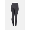 Leggings da equitazione da donna a vita alta con grip integrale Horze Tara 2.0 - Grigio scuro