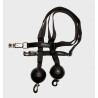 Horseware BarnSafe Set di Cavezze di Stallo a Croce 2 Pezzi - Nero