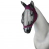 Maschera anti-insetti Soft Stretch Horze - Rosso scuro