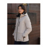 Parka impermeabile da donna Safa Flags & Cup - Beige