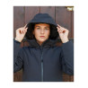 Parka trapuntata da donna Sarnen Flags & Cup - Nero