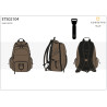 Zaino tecnico unisex in ripstop Equestro - Marrone scuro