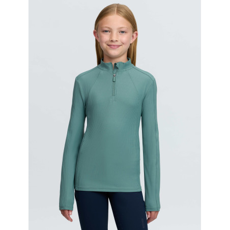 T-shirt tecnico a coste Raye LeMieux Young Rider