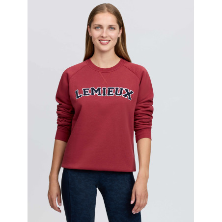 Felpa LeMieux girocollo stile Varsity Vida donna
