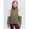 Maglia a mezza zip Viola Young Rider LeMieux - Verde salice