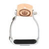 Staffa western decorata in alluminio Westwood - Argento