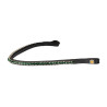 Frontalino con strass Stones Concept Equestro - Nero / smeraldo