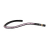 Frontalino con strass Stones Concept Equestro - Nero / viola