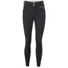 Pantaloni da equitazione Diana con grip al ginocchio in silicone Mountain Horse donna - Nero