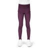 Leggings Equithème Neva Je t’aime bambino - Prugna