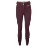 Pantaloni da equitazione Diana con grip al ginocchio in silicone Mountain Horse donna - Bordeaux scuro