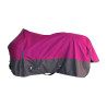 Coperta da esterno Imperial Riding Limited Fleece con collo - Lampone / grigio