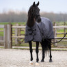 Coperta da esterno Imperial Riding Limited 100 g con collo - Grigio