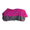 Coperta da esterno Imperial Riding Limited Fleece senza collo - Lampone / grigio