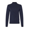 Maglione a collo alto lavorato a maglia da uomo KLmitchel Kingsland - Marina