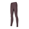KLKristin pantaloni da equitazione da donna modello A con grip completo Kingsland - Vino di prugna