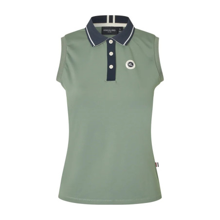 Polo senza maniche da donna in piqué KLLaura Kingsland