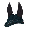 Cuffia antimosche Lugano Elegant - HKM - Nero / petrolio