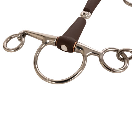 Pelham a cannone Flex snodatura semplice medio 18 mm 14,5 cm