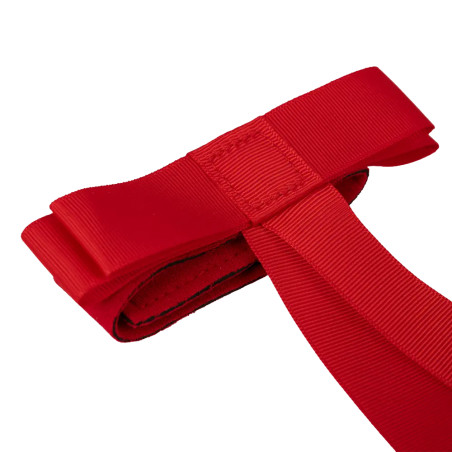 Nastro rosso con velcro