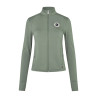 Giacca con cerniera in micro pile da donna KLLucy Kingsland - Verde scarabeo