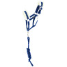 Hobby Horse Pony Academy Capestro + lunghina - Blu reale