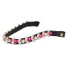 Frontalino Northern Lights Crystal in pelle Equestro - Aurore boreale