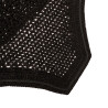 Cuffia antimosche full scintillante Wellington pony viola Kentucky - Nero