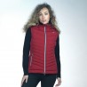Gilet imbottito senza maniche Flags & Cup Kiana - Rosso