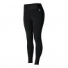 Leggings termici da donna Horze Active con rinforzi - Nero