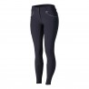 Pantaloni a vita alta con grip in silicone Aubrey Horze donna - Blu navy scuro