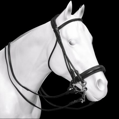 Briglia Acavallo Parnaso in Cuoio con Redini Doppie