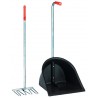 Paletta e Rastrello per Letame Mistboy 90 cm Kerbl - Nero
