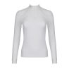 Polo da concorso LeMieux Olivia a maniche lunghe - Bianco