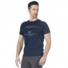 T-shirt uomo Pedro Flags & Cup - Blu navy