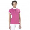 Polo Clorinda da donna a maniche corte Flags & Cup - Fucsia
