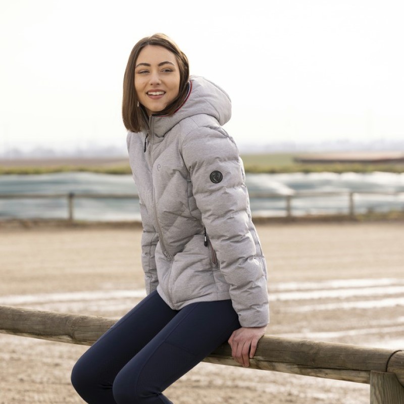 Giacca trapuntata Equithème Lara Nero